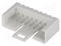 Socket; IDC; male; PIN: 8; straight; THT; tinned; 2.54mm; Layout: 1x8