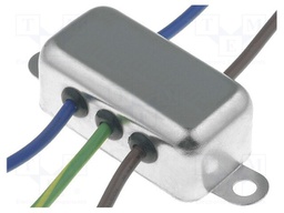 Filter: anti-interference; 250VAC; Cx: 100nF; Cy: 3.3nF; 3.7mH