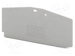 Separating plate; L: 46.9mm; W: 0.8mm; H: 104.4mm; Body: grey