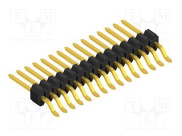 Connector: pin strips; pin header; male; PIN: 15; 1.27mm; SMT; 1x15