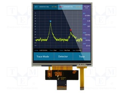 Display: TFT; 4"; 480x480; Illumin: LED; Dim: 77.86x81.84x3.6mm; RGB