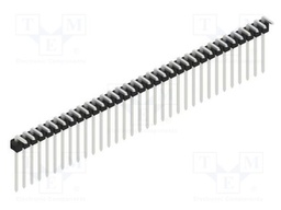 Connector: pin strips; pin header; male; PIN: 33; 2.54mm; THT; 1x33