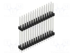 Connector: pin strips; pin header; male; PIN: 30; 2.54mm; THT; 2x15