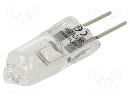 Halogen; 20W; 12VAC; G4; 260lm; 2800K; CRImin: 99