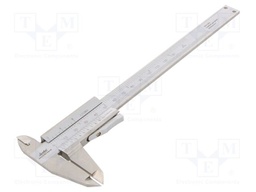 Calliper; L: 150mm; with analog readouts,with fixing-screw