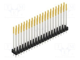 Connector: pin strips; pin header; male; PIN: 40; 2.54mm; THT; 2x20