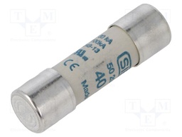 Fuse: fuse; 40A; 700VDC; gR; ceramic,cylindrical