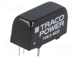 Converter: DC/DC; 3W; Uin: 36÷75V; Uout: 12VDC; Uout2: -12VDC; SIP8