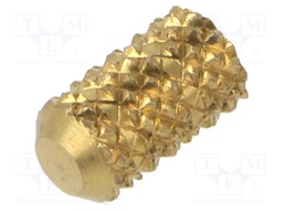 Threaded insert; brass; M4; BN: 37875; L: 10.3mm; HiMOULD®