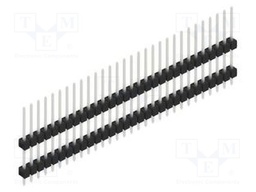 Connector: pin strips; pin header; male; PIN: 30; 2.54mm; THT; 1x30