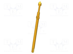 Test needle; Operational spring compression: 4mm; 5A; Ø: 2mm; 0.8N