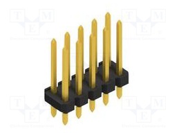 Connector: pin strips; pin header; male; PIN: 10; 2.54mm; THT; 2x5