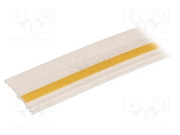 Wiring duct; white; PVC; L: 20m; -5÷60°C; Dim: 7x12mm; IP40