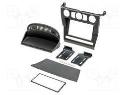 Radio mounting frame; BMW; 2 DIN; black