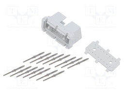 Diagnostic connector OBD II; Body: light grey; male; 24VDC