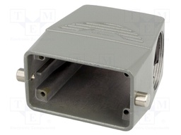 Enclosure: for HDC connectors; size 10B; for cable; for latch