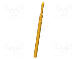 Test needle; Operational spring compression: 4mm; 5A; Ø: 1.3mm
