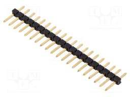 Pin header; pin strips; male; PIN: 20; straight; 2mm; THT; 1x20
