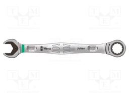 Key; combination spanner,with ratchet; 13mm; Overall len: 177mm