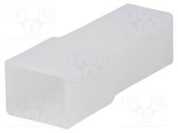 Terminals cover; male; for push-on 6.3mm connectors with lock