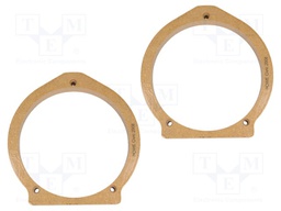 Spacer ring; MDF; 165mm; Honda; impregnated,varnished