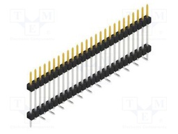 Connector: pin strips; pin header; male; PIN: 26; 2.54mm; SMT; 1x26