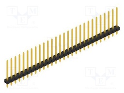 Connector: pin strips; pin header; male; PIN: 28; 2.54mm; THT; 1x28