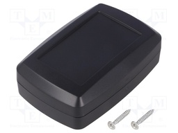 Enclosure: multipurpose; X: 69mm; Y: 104mm; Z: 35mm; ABS; black