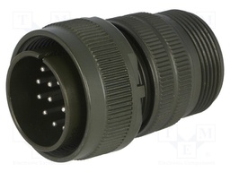 Connector: circular; Series: DS/MS; plug; male; PIN: 17; for cable