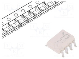 Optocoupler; SMD; Channels: 1; Out: transistor; Uinsul: 5kV; Uce: 70V