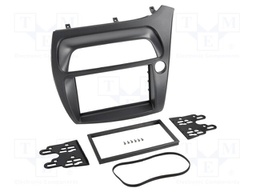 Radio frame; Honda; 2 DIN; black
