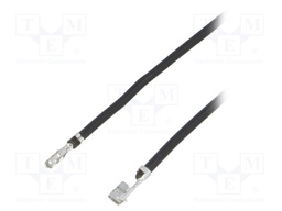 Contact; female; 24AWG; MicroClasp; tinned; for cable; Len: 0.3m