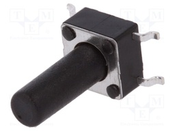 Microswitch TACT; SPST-NO; Pos: 2; 0.05A/12VDC; SMT; none; 1.6N