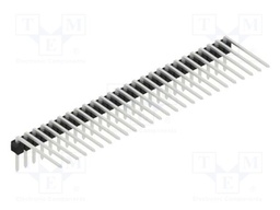 Connector: pin strips; pin header; male; PIN: 26; 2.54mm; THT; 1x26