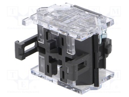 Contact block; 22mm; 04; -40÷55°C; front fixing; Contacts: NC; 10A