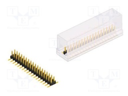 Connector: pin strips; pin header; male; PIN: 36; 2mm; SMT; 2x18