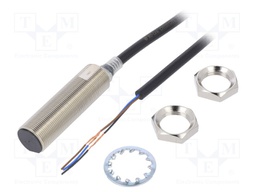 Sensor: inductive; Output conf: PNP / NO; 0÷14mm; 10÷30VDC; M18