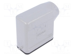 Enclosure: for Han connectors; Han; size 10A; for cable; angled