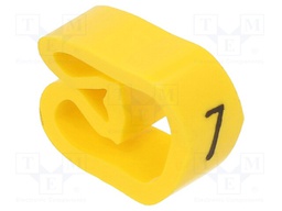 Markers for cables and wires; Label symbol: 7; 8÷16mm; PVC; H: 6mm