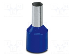 Tip: bootlace ferrule; insulated; copper; Bit len: 12mm; tinned