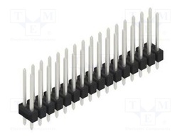 Connector: pin strips; pin header; male; PIN: 32; 2.54mm; THT; 2x16