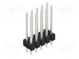 Connector: pin strips; pin header; male; PIN: 10; 2.54mm; THT; 2x5