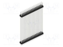 Connector: pin strips; pin header; male; PIN: 34; 2.54mm; THT; 2x17