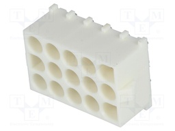 Socket; wire-board; male; Universal MATE-N-LOK; 6.35mm; PIN: 15