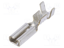 Terminal: flat; 2.8mm; 0.8mm; female; 0.3÷1mm2; crimped; for cable