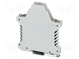 Enclosure base; grey; UL94V-0; ME 17,5; for DIN rail mounting