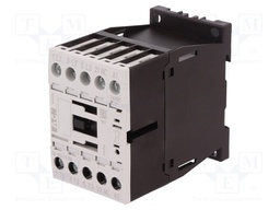 Contactor: 3-pole; NO x3; Auxiliary contacts: NC; 24VDC; 7A; DILM7