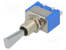Switch: toggle; Pos: 3; SP3T; (ON)-OFF-(ON); 6A/125VAC; -10÷55°C
