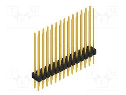 Connector: pin strips; pin header; male; PIN: 28; 2.54mm; THT; 2x14