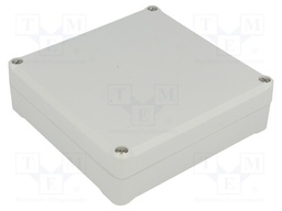 Enclosure: multipurpose; X: 120mm; Y: 122mm; Z: 37mm; EUROMAS II; ABS